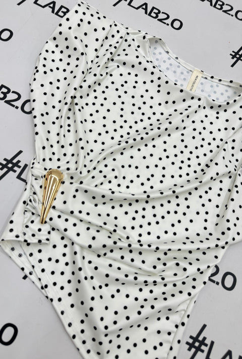Ninetta polka dot tank top