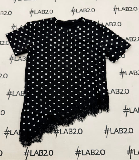 T-Shirt Piz Pois Nera