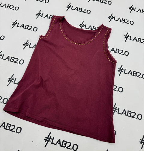 Camiseta de Tirantes Lola Burdeos