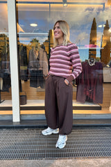 Pantalone Elisa Marrone