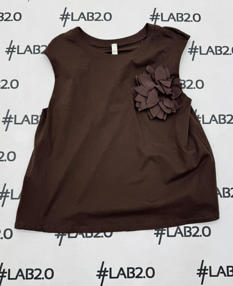 T-shirt Spilla Marrone