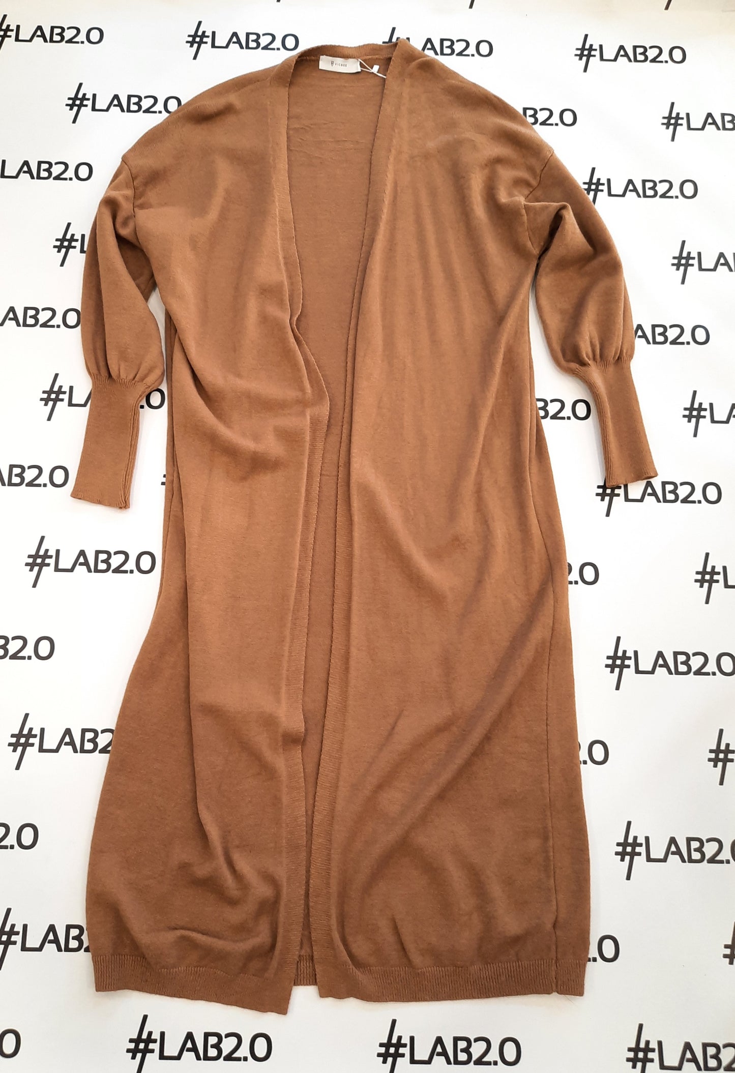 Cardigan Lungo Aperto Donna - Maxi Giacca Spolverino - Taglie 8-20 - Poliestere/elastan - Foto 5