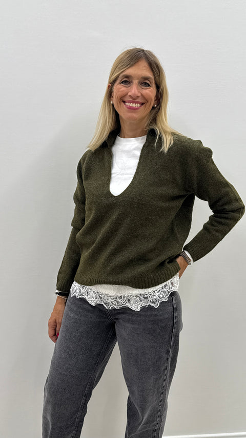 Maglione Clotilde Militare