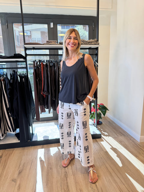 Pantalon Sardinia Ivoire