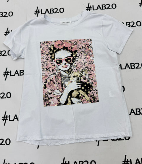 Pink Frida Fashion T-shirt