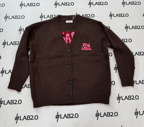 Cardigan Amour Marrone