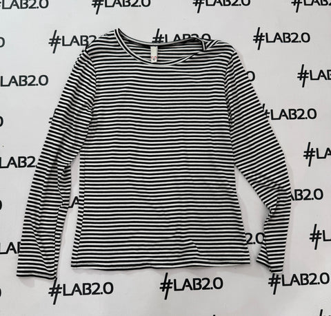 Maglietta Righe Nero-Bianco