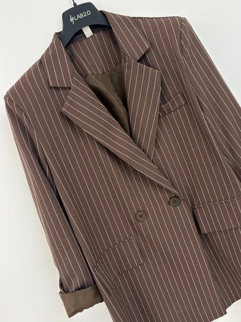 Blazer Ginevra Jess Marrone