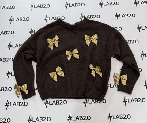 Maglione Fiocchi Paillettes