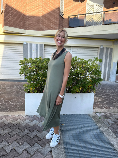 Traje Verde Militar Elegante