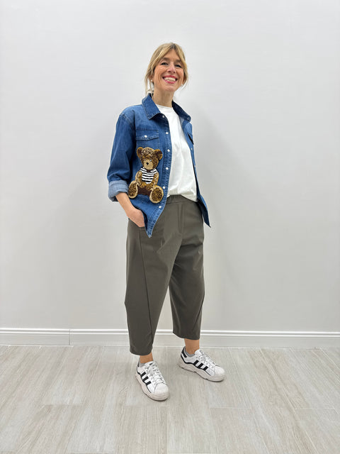 Camicia Blu Bear