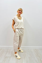 T-shirt Kia Beige