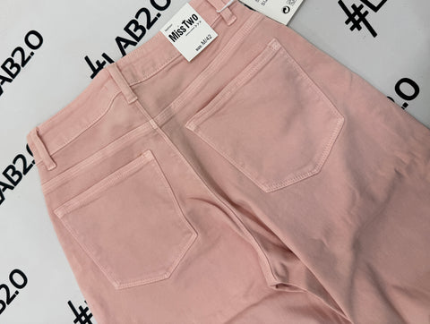 Jeans Wideleg Rosa
