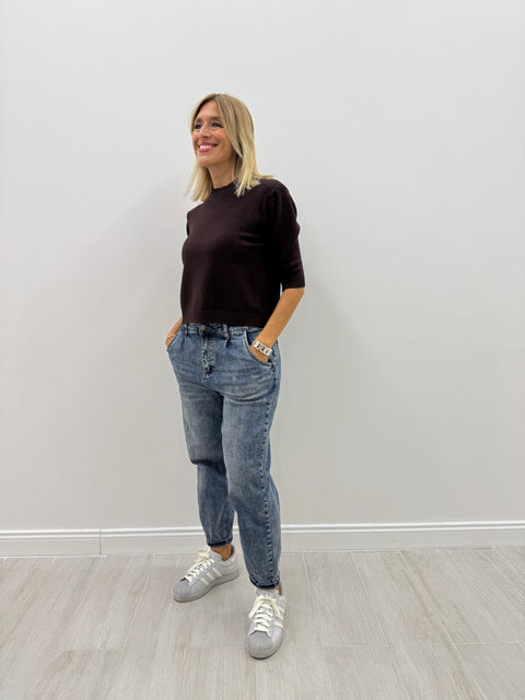Maglioncino Audrey Marrone