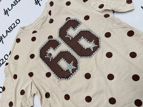 T-Shirt Pois Beige