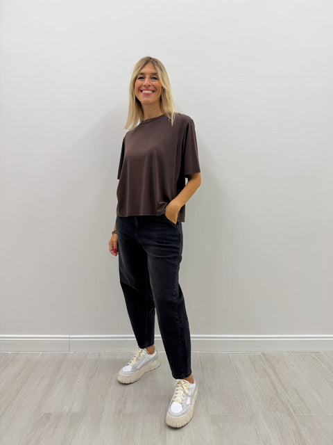 T-shirt Tullia  Marrone