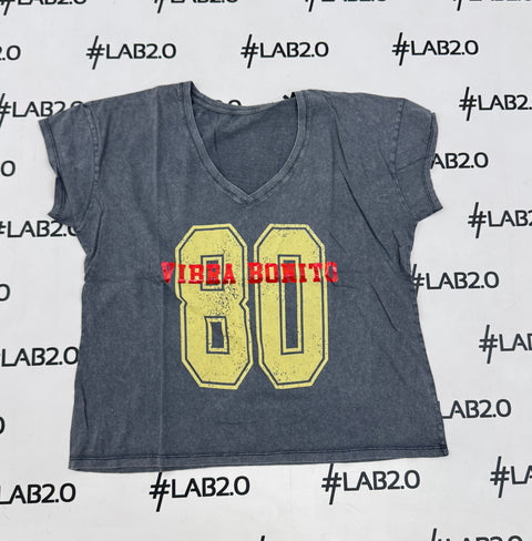 T-shirt Ottanta Delavè
