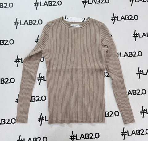 Basic Girocollo Tortora