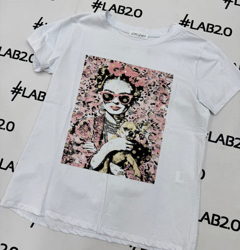 Pink Frida Fashion T-shirt