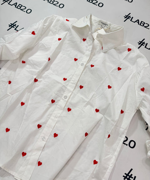 Camicia Love Bianca