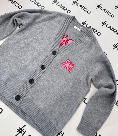 Cardigan Amour Grigio