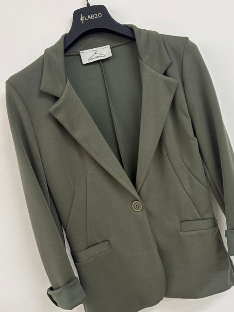 Ambra Military Green Blazer