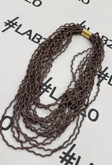 Collana Gemma Moka