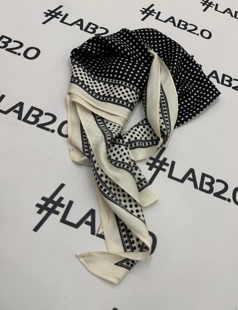 Foulard Pois Nero