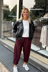 Pantalone Giorgia WINTER Bordeaux