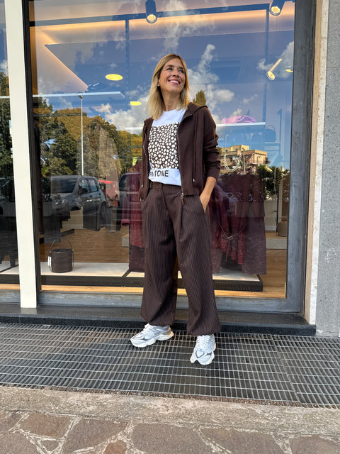 Pantalone Luce Jess Marrone