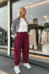 Pantalone Noemi Bordeaux
