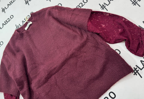 Maglioncino Maddalena Bordeaux