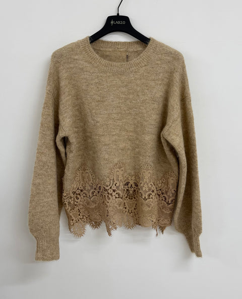 Maglione Donatella Beige