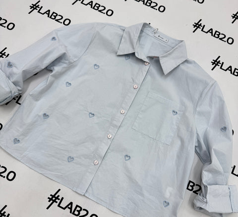 camisa Sweety celeste