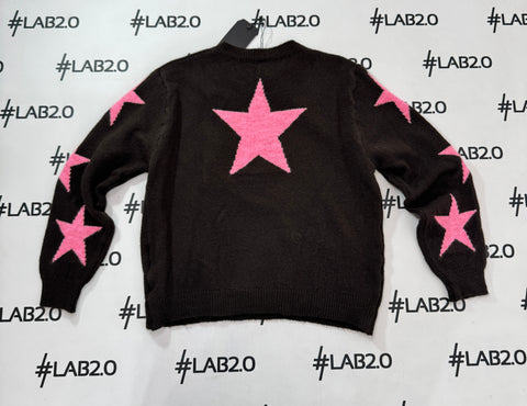 Maglione Stars Marrone