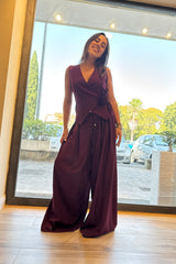 Completo Rossella Bordeaux