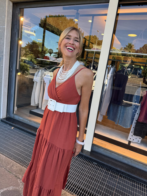 Vestido Viviana Color Óxido