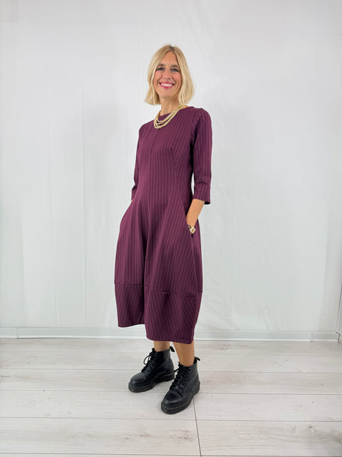 Abito Ginny Bordeaux