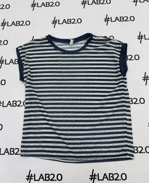 T-shirt Kia Righe Blu