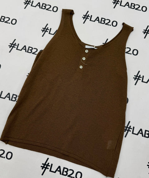 Brown Cindy Tank Top