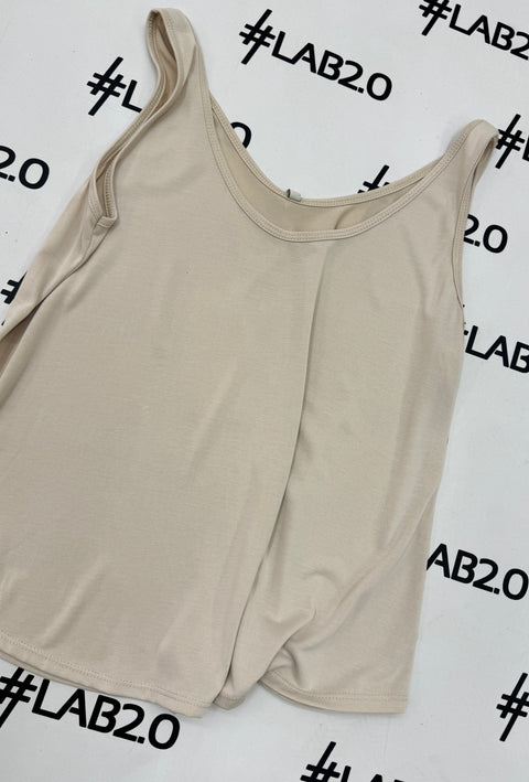 Beige Kia tank top