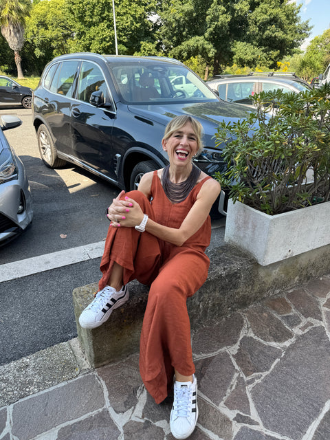 Alice Brick Jumpsuit
