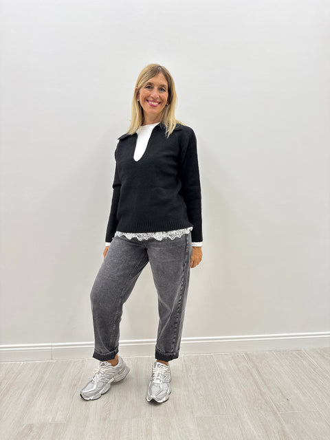 jersey Clotilde Negro