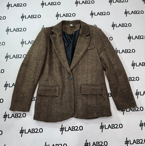 Blazer Spinato Marrone