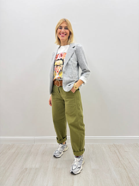 Pantalone Jeans Elsa Verde