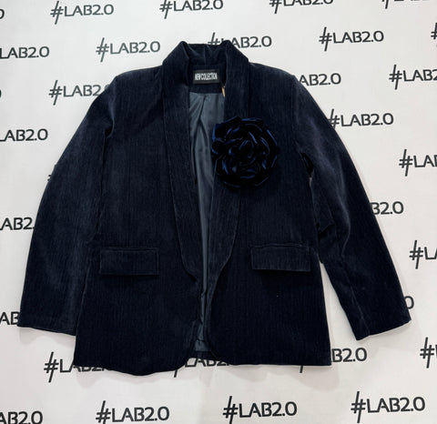 Blazer Velvet Blu