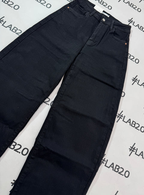 Jeans Wideleg Nero