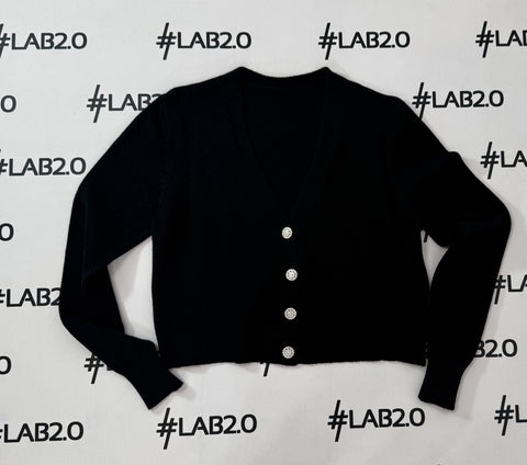 Cardigan Botton Nero