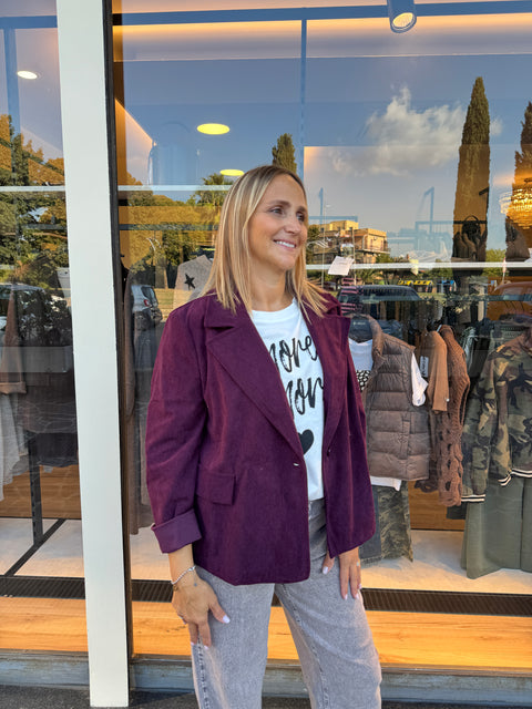 Blazer Romina Bordeaux