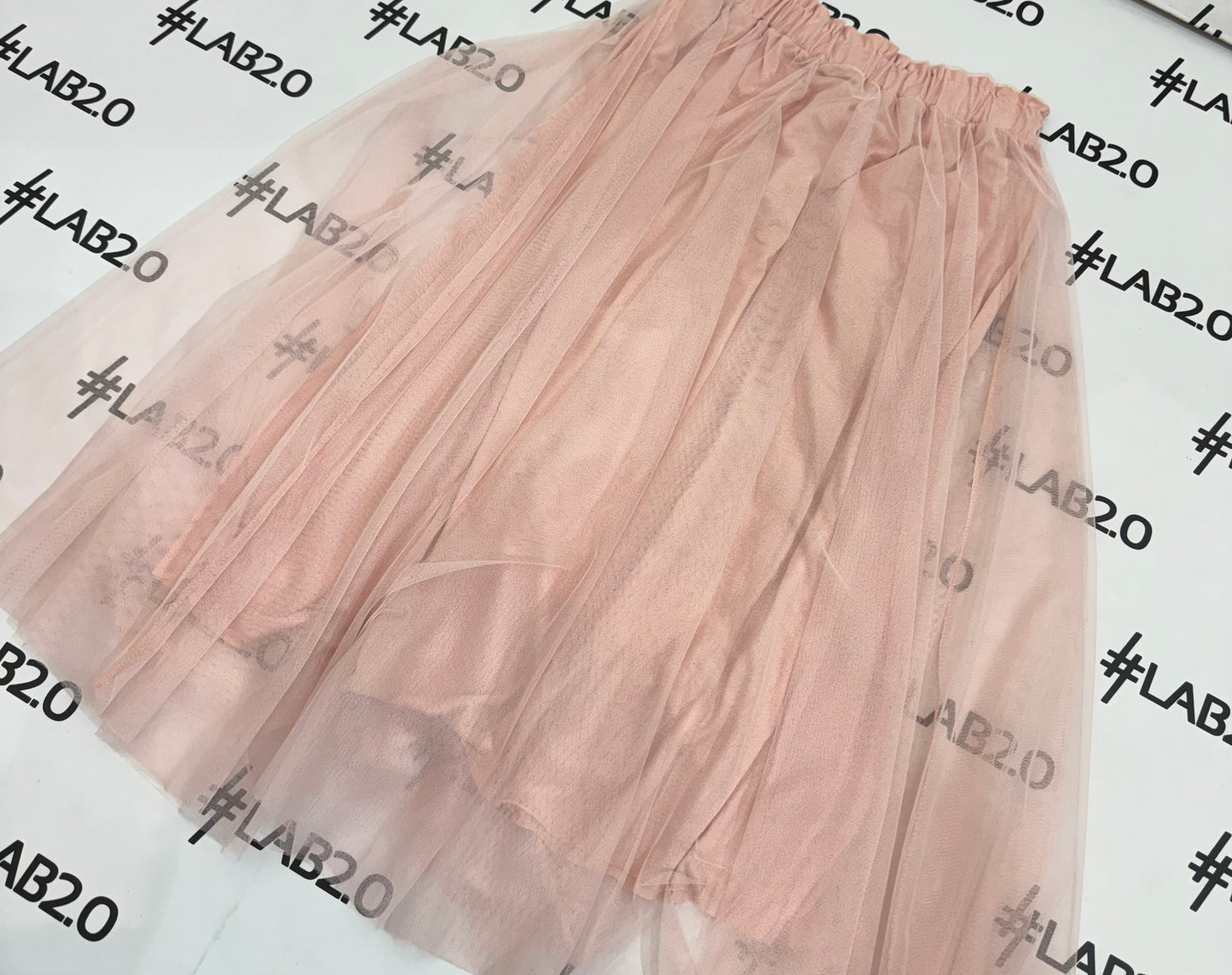 Gonna tulle Rosa Curvy